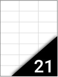 Fortuna Etikett FORTUNA 70x42, 3mm univerzális 2100 címke/doboz 100 ív/doboz (10462) - nyomtassingyen
