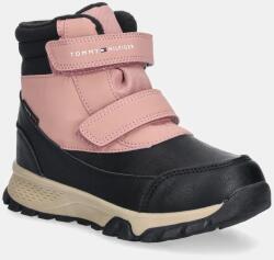 Tommy Hilfiger gyerek téli csizma rózsaszín, T1A5-34048 - rózsaszín 30
