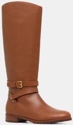 Lauren Ralph Lauren bőr csizma Collins Tll barna, lapos talpú, 802974384001 - barna Női 38