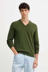 Benetton gyapjú pulóver - zöld S - answear - 19 990 Ft