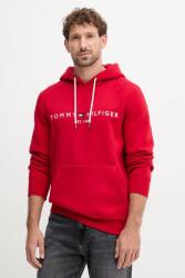 Tommy Hilfiger felső szürke, nyomott mintás, kapucnis - piros XXL