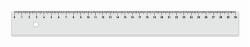 KOH-I-NOOR Vonalzó, műanyag, 30 cm, KOH-I-NOOR (7250054000) - mystock