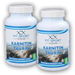 FitSport Nutrition 2x karnitin taurin 120 zöldséges sapka