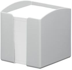 Durable Papír jegyzettartó, műanyag, 100x100 mm, töltött, DURABLE "ECO", szürke