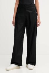 Calvin Klein Jeans pamut nadrág - fekete XS