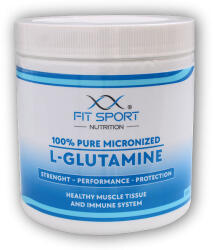 FitSport Nutrition L-glutamină micronizată 100% pură 330g