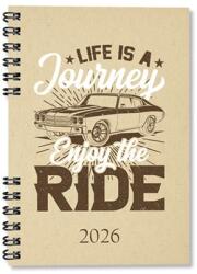 PÁTRIA Határidőnapló 2026 heti A/5 Period ECOspirálos Ride