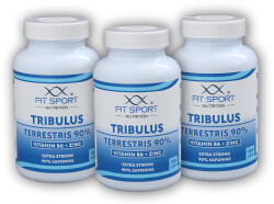 FitSport Nutrition 3x Tribulus Terrestris 90% + Vitamina B6 + Zinc 100 capsule