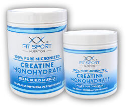 FitSport Nutrition Creatină micronizată 100% pură monohidrat 550g + 330g