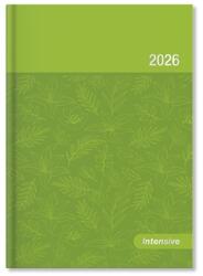 PÁTRIA Határidőnapló 2026 napi A/5 Period Intensive zöld lakk papír