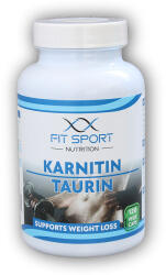 FitSport Nutrition Carnitină Taurină 120 capace vegetale