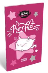 Lizzy Card Zsebnaptár 2026 LIZZY heti álló 8, 9x13, 9cm Purrfect (21704)