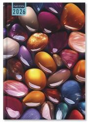 PÁTRIA Határidőnapló 2026 napi A/5 Period Neon Pebbles