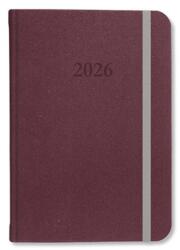 PÁTRIA Határidőnapló 2026 heti B/6 Period Velour gumis lila