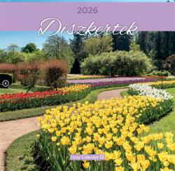 LIZZY Falinaptár 2026 Lizzy lemez 30x30cm Díszkertek (21674)