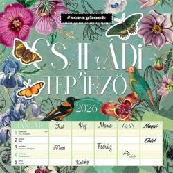 LIZZY Falinaptár 2026 Lizzy lemez 30x30cm Anyu tervezője Scrapbook style (21678)