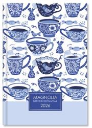 PÁTRIA Határidőnapló 2026 napi B/6 Period Magnólia női tervező Coffeetime