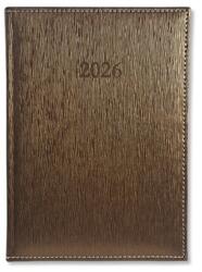 PÁTRIA Határidőnapló 2026 heti B/6 Period Lamé körbevarrott bronz