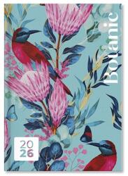 PÁTRIA Határidőnapló 2026 napi A/5 Period Botanic Blue