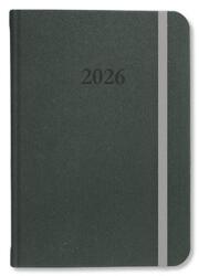 PÁTRIA Határidőnapló 2026 napi A/5 Period Velour gumis sötétzöld