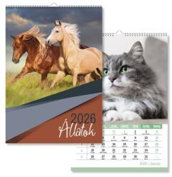 PÁTRIA Falinaptár 2026 pd 30x42cm Állatok