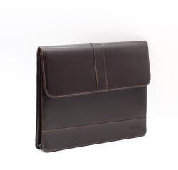  Mappa mübőr barna ráhajtós