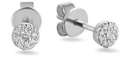 Heratis Forever Ziva gyémánt fülbevaló, fehér arany, 9K IZBR908ANHR