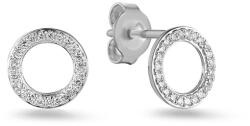 Heratis Forever Gyémánt fülbevaló kör, fehér arany IZBR536AN