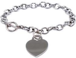 Ékszershop Szíves ezüst anker karlánc (2176756)