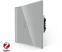 Luxion Egyszerű Üveg Érintőkapcsoló LUXION, ZigBee protokollal - szin szurke