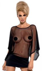 Obsessive Rochie mini Obsessive Punker Sheer Thong (negru)L/XL