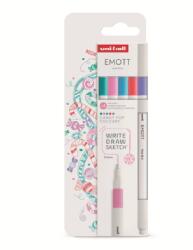 uni Emott tűfilc készlet 5db-os POP SZÍNEK (világos lila, korall, világoskék, világos rózsaszín, smaragdzöld) (2UEMOTT5DBCANDYPOP)