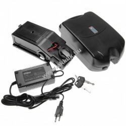 VHBW Nyeregcső, üléscső akku + tartó, Li-Ion, 24V, 13, 2Ah, fekete