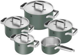 ZWILLING Pure | edénykészlet 5 darabos | kerek | 18/10 rozsdamentes acél | zöld (1028854)