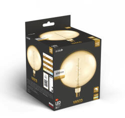 Avide LED Jumbo Filament Vasco Amber 4.5W E27 2200K Fényerőszabályzós (ABLJFA-4.5W-VAS) (ABLJFA-4.5W-VAS)