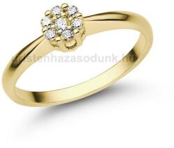  E347SB11 - GYÉMÁNT: 0.11 CT (1.75mm Ø) Eljegyzési Gyűrű (E347SB11)