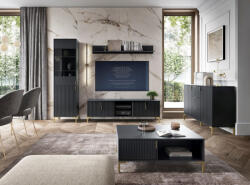  FLINN FL02 TV Állvány Fekete Színben (wipPUFLTV20CCCMZZ5010)