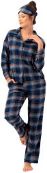 Key Pijama de damă cu nasturi KEY 431 albastru închis FLANEL: S (32150 S)