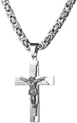 HARAHU Colier bărbătesc GR-32542 - Argintiu/70cm KP32542