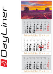 Dayliner Speditőr naptár 3 tömb, 3 hónap Maxi Classic 350 × 820 mm, fehér lapokkal Hangulat Dayliner 2026 - vegyesbolt