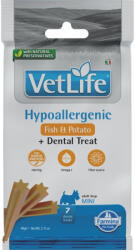 Vet Life Natural Diet Dog Jutalomfalat Hypo Fish&potato Adult Mini 60g (KVN0006003)