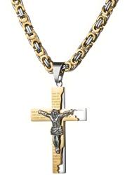 HARAHU GR-32538 Férfi Nyakék - Arany/Ezüst/60cm KP32538