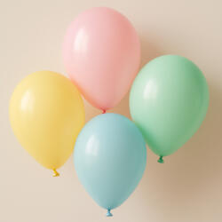  Lufi csomag Vegyes Pasztel Színekben, 30cm, 50db-os