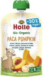 Holle Piure din dovleac, piersici, banane si ovaz, fara gluten, pentru copii, +6 luni, 100 g