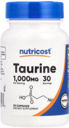 Nutricost Taurine 1000 mg 30 Kapszula