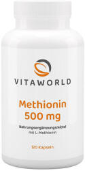 Vitaworld Methionine 500 mg - Metionin 500 mg 120 Kapszula