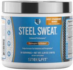 SteelFit Steel Sweat - Zsírégető Italpor Kardió Edzéshez 150 g