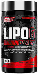 Nutrex Lipo-6 Black EU Zsírégető Formula 120 Kapszula
