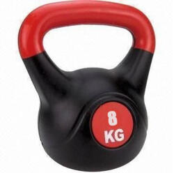 S-Sport Füles súlyzó - Kettlebell, műanyag, 8 kg
