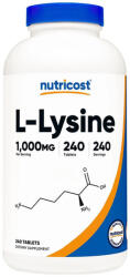 Nutricost L-Lysine Tablets 240 Tabletta